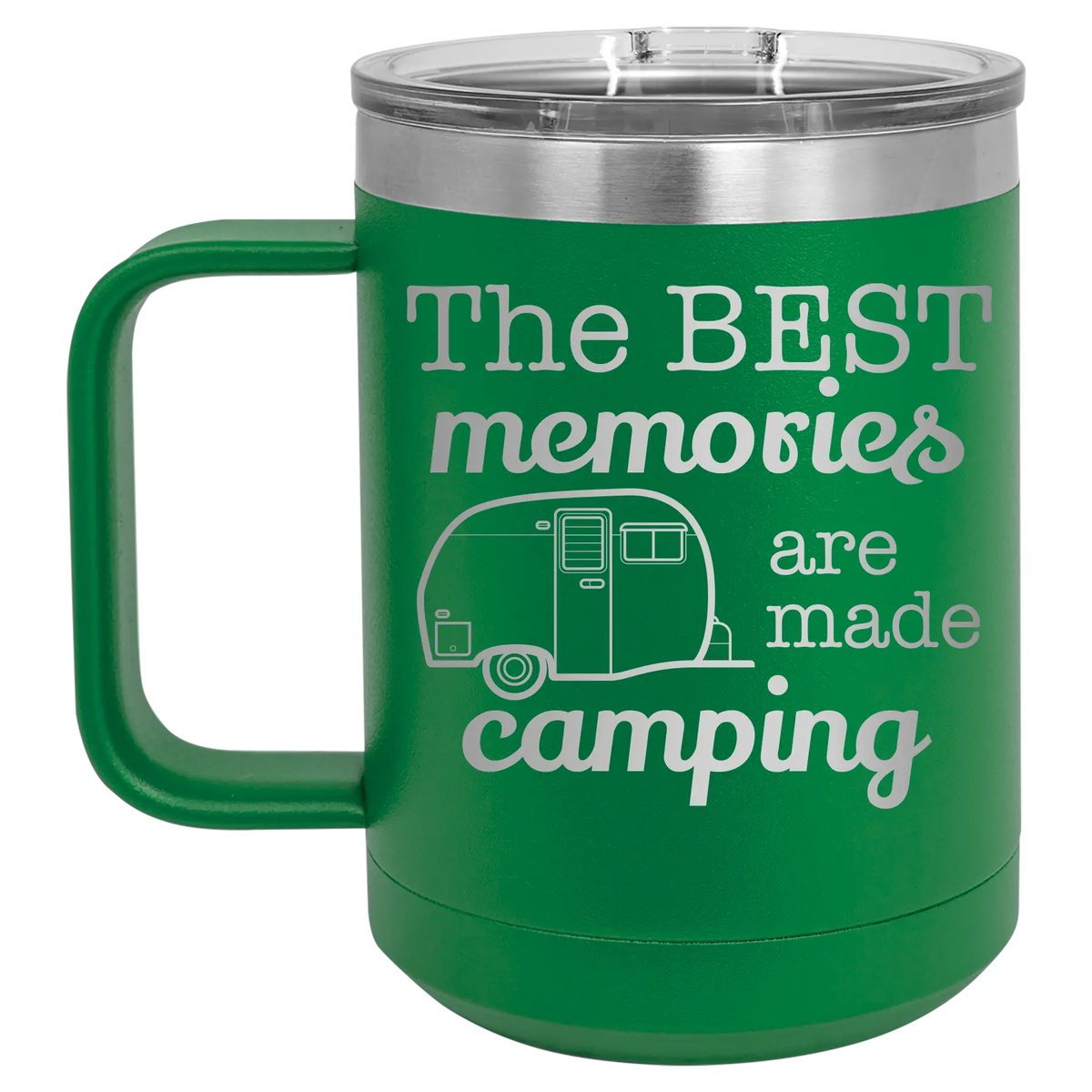 Camping 15 oz Mug | Green