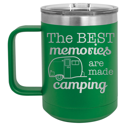 Camping 15 oz Mug | Green